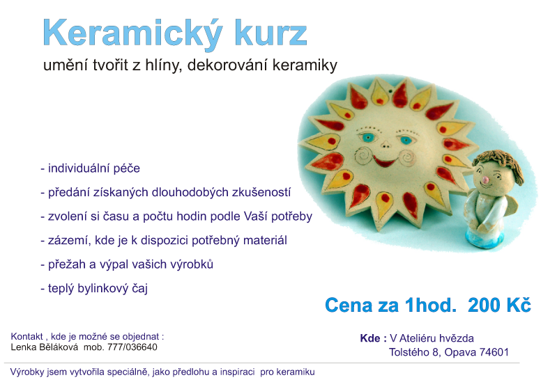 Leták - kurzy